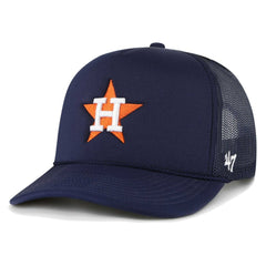 Houston Astros '47 Foam Logo Trucker Adjustable Hat - Navy Hats