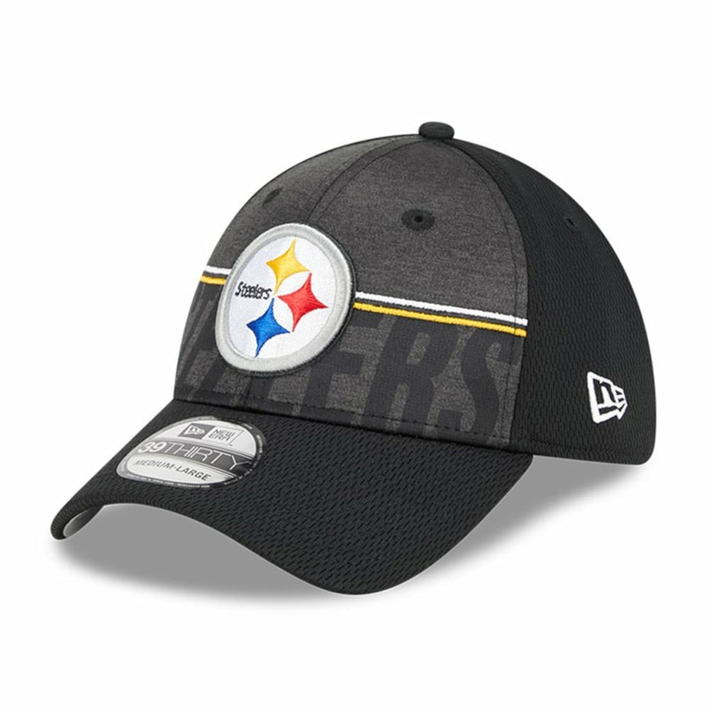Pittsburgh Steelers New Era 2023 NFL Training Camp 39THIRTY Flex Hat Black