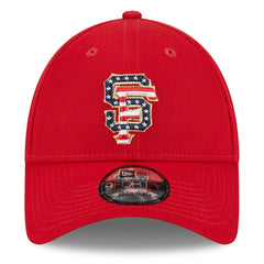 San Francisco Giants New Era 2023 Fourth of July 9FORTY Adjustable Hat - Red Hats
