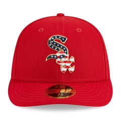 Chicago White Sox New Era 2023 Fourth of July Low Profile 59FIFTY Fitted Hat - Red Hats