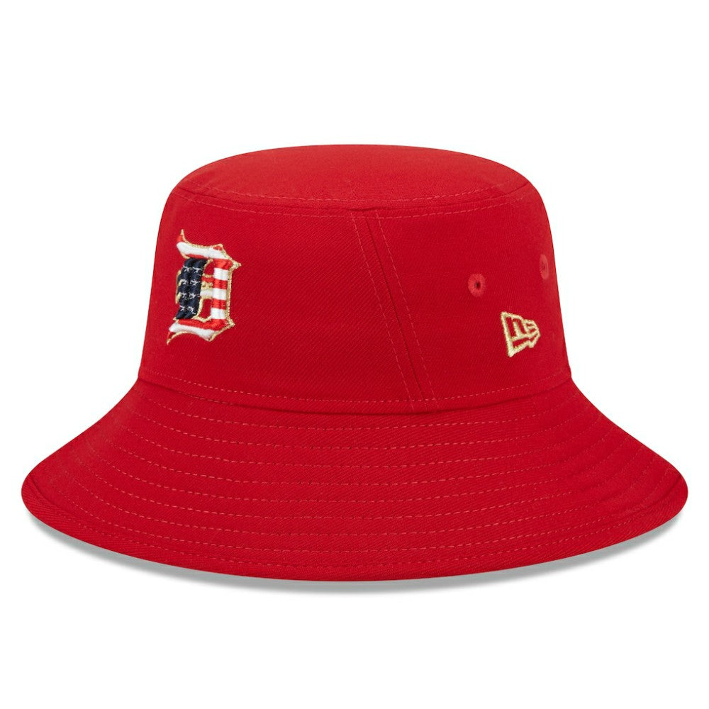 Detroit Tigers New Era 2023 Fourth of July Bucket Hat - Red Hats