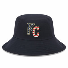 Kansas City Royals New Era 2023 Fourth of July Bucket Hat - Navy Hats
