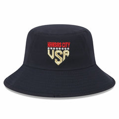 Kansas City Royals New Era 2023 Fourth of July Bucket Hat - Navy Hats