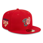 Washington Nationals New Era 2023 Fourth of July 59FIFTY Fitted Hat - Red Hats