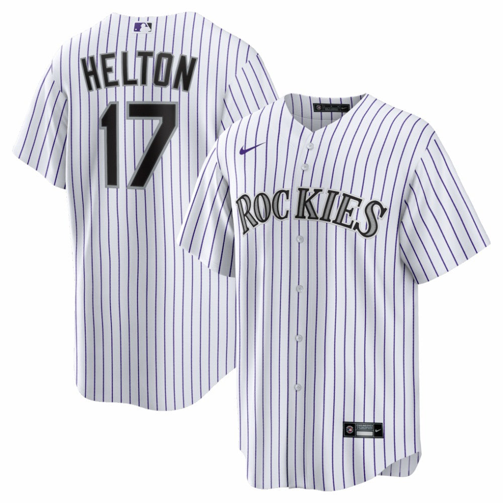 MLB Todd Helton Colorado Rockies Nike Home Retired Player Replica Jersey - White