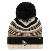 Minnesota Vikings '47 Women's Barista Cuffed Knit Hat with Pom Natural