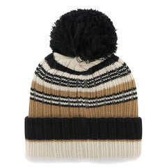 New York Giants '47 Women's Barista Cuffed Knit Hat with Pom Natural