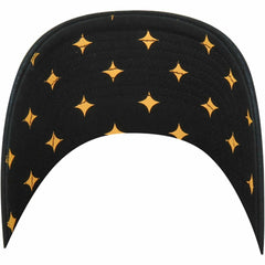 Pittsburgh Steelers '47 Women's Confetti Icon Clean Up Adjustable Hat Black