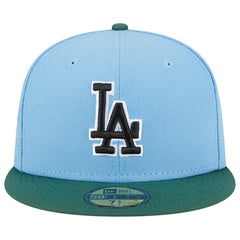 Los Angeles Dodgers New Era 1988 World Series 59FIFTY Fitted Hat - Sky Blue/Cilantro Hats