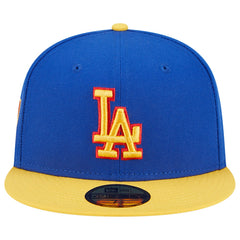 Los Angeles Dodgers New Era Empire 59FIFTY Fitted Hat - Royal/Yellow Hats