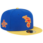 Athletics New Era Empire 59FIFTY Fitted Hat - Royal/Yellow Hats