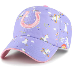 Indianapolis Colts '47 Girls Preschool Unicorn Clean Up Adjustable Hat Lavender