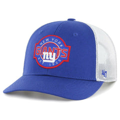 New York Giants '47 Youth Scramble Adjustable Trucker Hat Royal/White