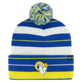 Los Angeles Rams '47 Powerline Cuffed Knit Hat with Pom Royal