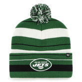 New York Jets '47 Powerline Cuffed Knit Hat with Pom Green