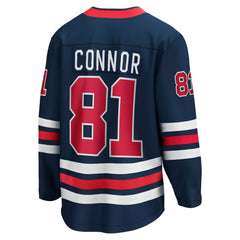 NHL Kyle Connor Winnipeg Jets Fanatics Alternate Breakaway Jersey - Navy