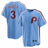 MLB Bryce Harper Philadelphia Phillies Nike Alternate Replica Jersey - Light Blue