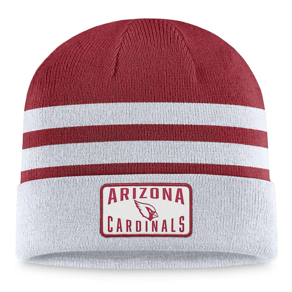 Arizona Cardinals Logo Cuffed Knit Hat Heather Gray