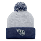 Tennessee Titans Women's Cuffed Knit Hat with Pom Gray