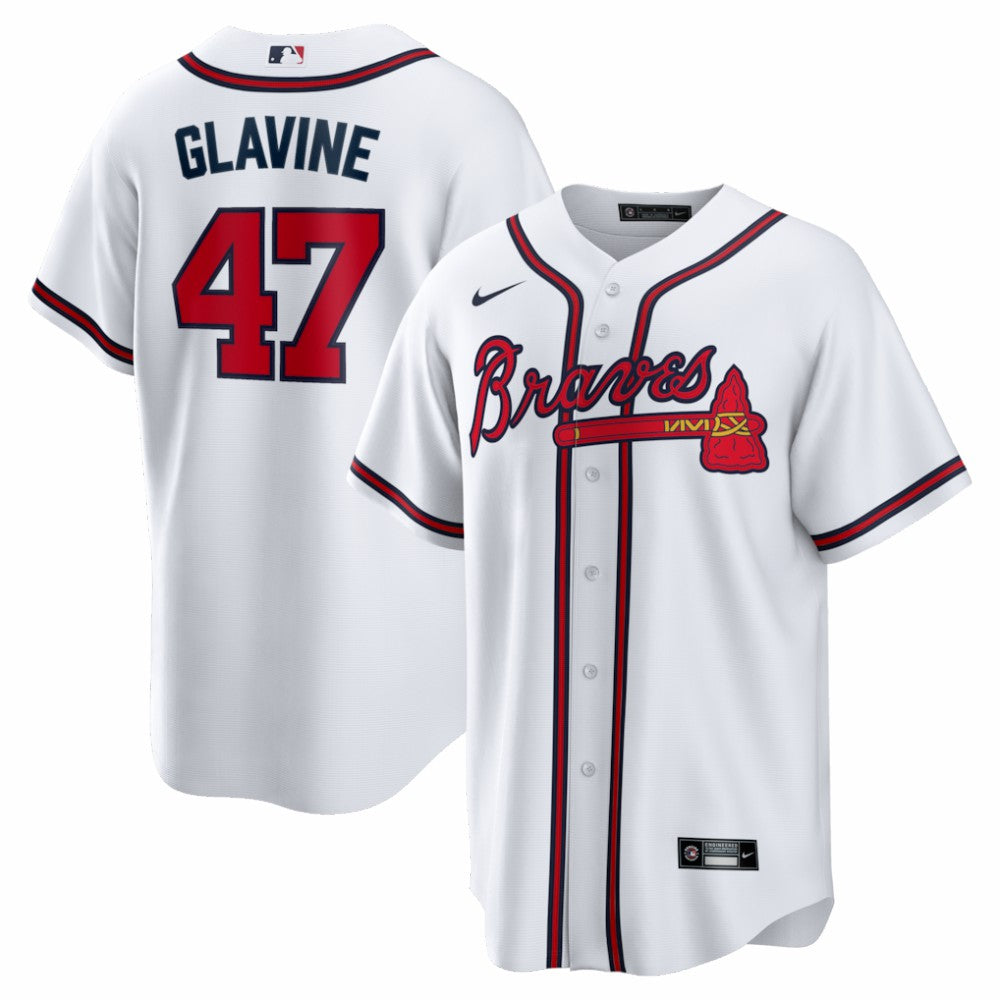 MLB Tom Glavine Atlanta Braves Nike Home Retired Player Replica Jersey - White