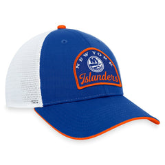 NHL New York Islanders Fanatics Fundamental Adjustable Hat - Royal/White