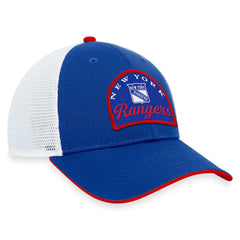 NHL New York Rangers Fanatics Fundamental Adjustable Hat - Blue/White