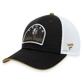 NHL Vegas Golden Knights Fanatics Fundamental Adjustable Hat - Black/White
