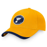 NHL St. Louis Blues Fanatics Fundamental Adjustable Hat - Gold