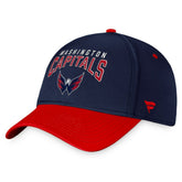 NHL Washington Capitals Fanatics Fundamental 2-Tone Flex Hat - Navy/Red