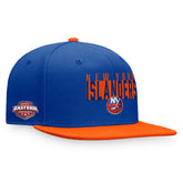 NHL New York Islanders Fanatics Fundamental Colorblocked Snapback Hat - Royal/Orange