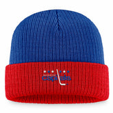 NHL Washington Capitals Fanatics Heritage Vintage Cuffed Knit Hat - Blue/Red