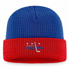 NHL Washington Capitals Fanatics Heritage Vintage Cuffed Knit Hat - Blue/Red
