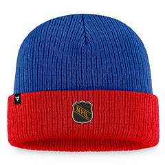 NHL Washington Capitals Fanatics Heritage Vintage Cuffed Knit Hat - Blue/Red