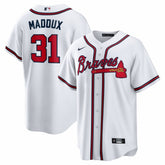 MLB Greg Maddux Atlanta Braves Nike Home Retired Player Replica Jersey - White
