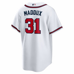 MLB Greg Maddux Atlanta Braves Nike Home Retired Player Replica Jersey - White