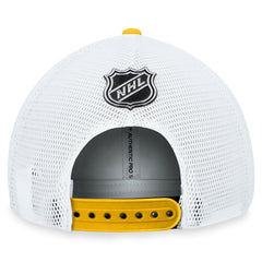 NHL Pittsburgh Penguins Fanatics Authentic Pro Alternate Jersey Trucker Adjustable Hat - Black