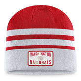 Washington Nationals Fanatics Cuffed Knit Hat - Gray Hats