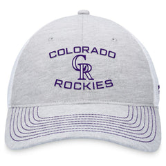 Colorado Rockies Fanatics Trucker Adjustable Hat - Gray Hats