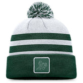Athletics Fanatics Cuffed Knit Hat with Pom - Gray Hats