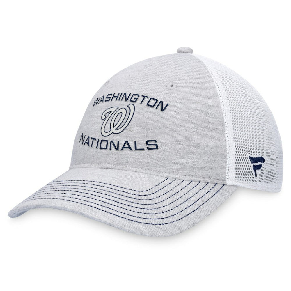 Washington Nationals Fanatics Trucker Adjustable Hat - Gray Hats