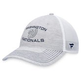 Washington Nationals Fanatics Trucker Adjustable Hat - Gray Hats