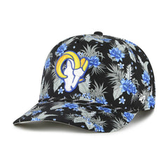 Los Angeles Rams '47 Dark Tropic Hitch Adjustable Hat Black