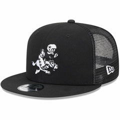 Dallas Cowboys New Era Retro Joe Main Trucker 9FIFTY Snapback Hat Black