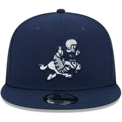 Dallas Cowboys New Era Retro Joe Main Trucker 9FIFTY Snapback Hat Navy