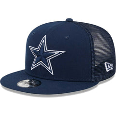 Dallas Cowboys New Era Youth Main Trucker 9FIFTY Snapback Hat Navy