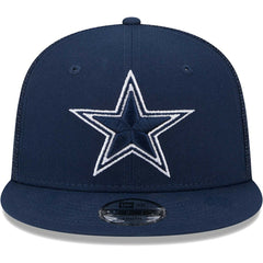 Dallas Cowboys New Era Youth Main Trucker 9FIFTY Snapback Hat Navy