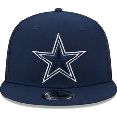 Dallas Cowboys New Era Main Trucker 9FIFTY Snapback Hat Navy
