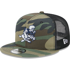Dallas Cowboys New Era Retro Joe Main Trucker 9FIFTY Snapback Hat Camo