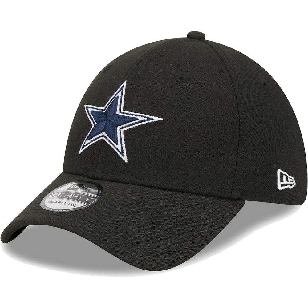 Dallas Cowboys New Era Main 39THIRTY Flex Hat Black