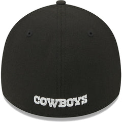 Dallas Cowboys New Era Main 39THIRTY Flex Hat Black